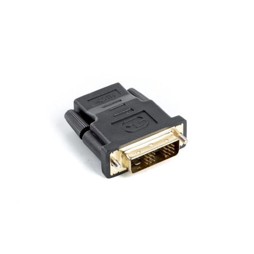Lanberg AD-0013-BK adapter (HDMI F - DVI-D M; black) Kable i adaptery/Adaptery, przejściówki Your Sports Performance