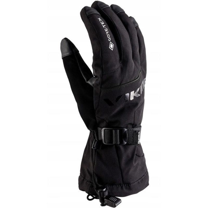 Viking Hudson GTX Gloves Size 8 Black Import z Action/Narciarstwo/Rękawice Your Sports Performance