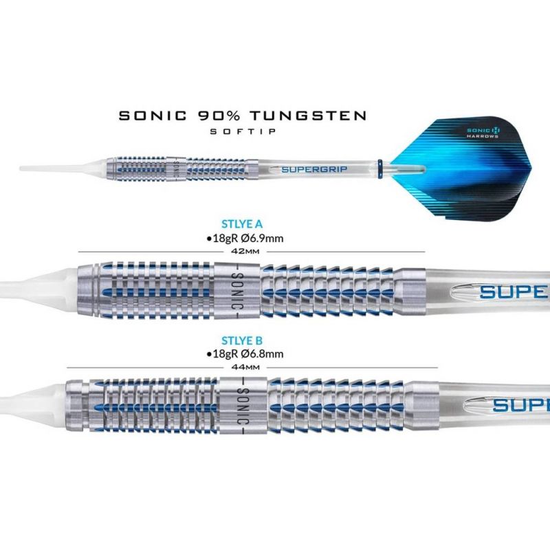 Harrows Sonic Darts 90% Softip HS-TNK-000013302 Accessories/Rzutki Your Sports Performance