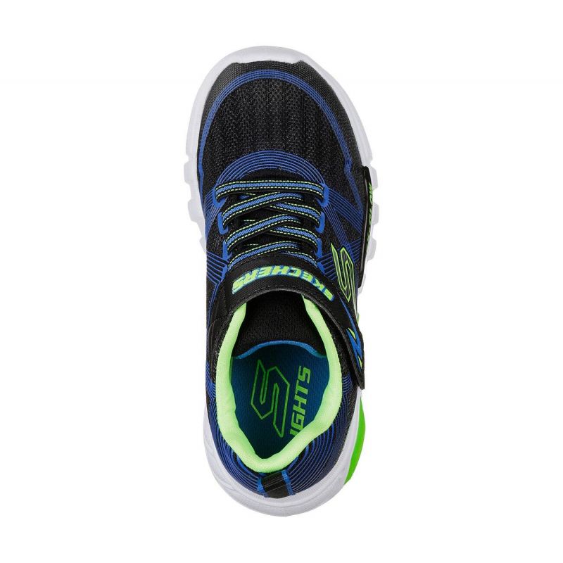 Skechers FLEX-GLOW Navy Blue Kids' Sports Shoes (90542L-BBLM) In preparation Your Sports Performance