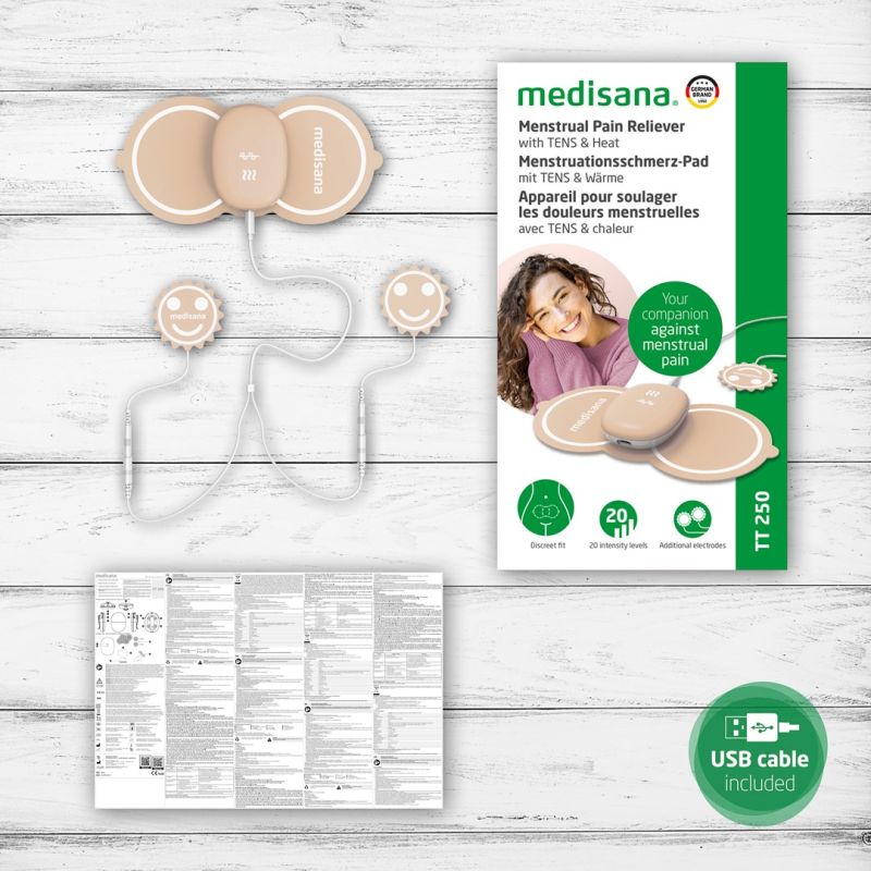 Medisana TT 250 menstrual pain relief device In preparation Your Sports Performance