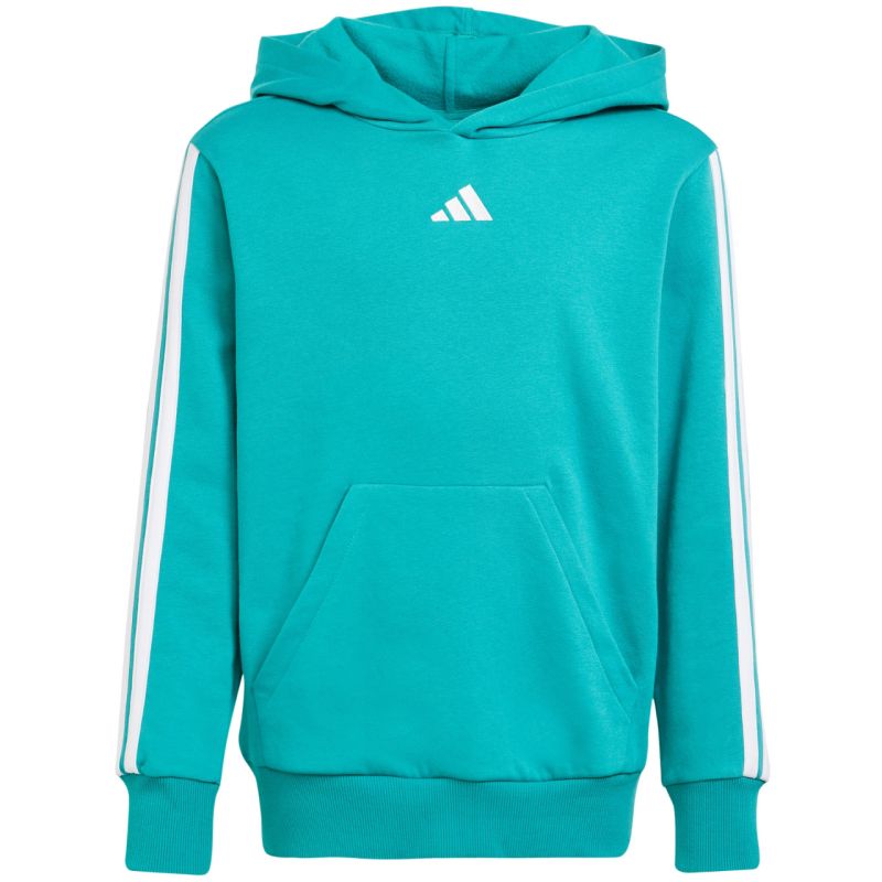 adidas 3 Stripes Fleece Hoodie 225 Turquoise JN2417 In preparation Adidas