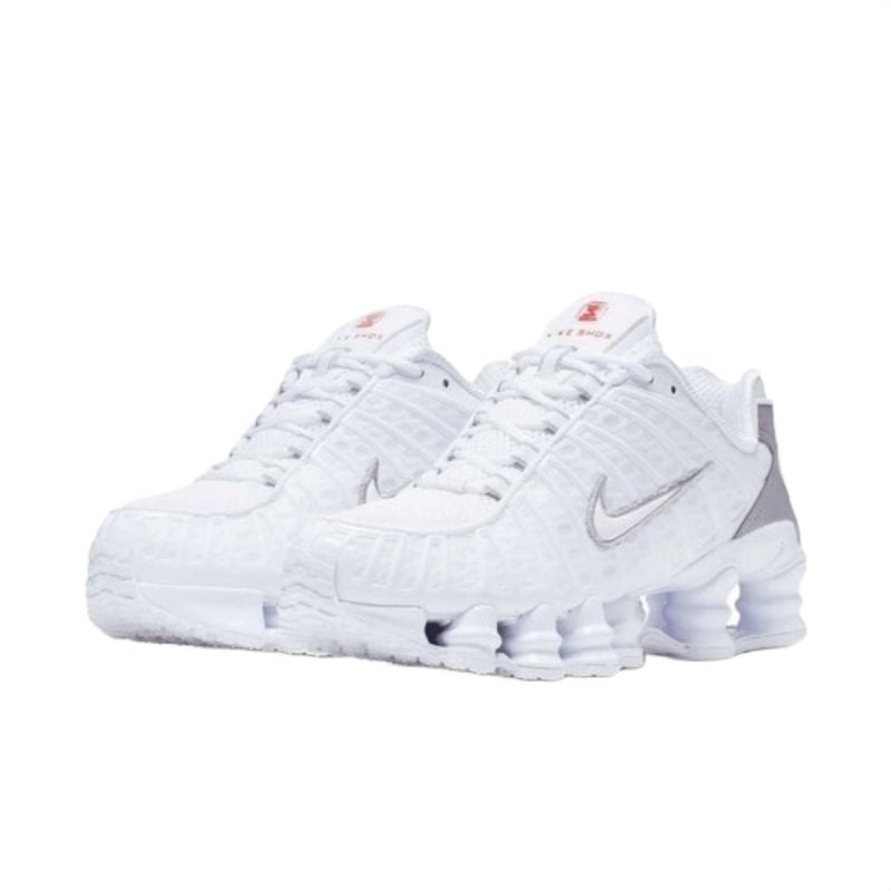 Nike SHOX TL Metallic Silver Men's Sports Shoes White - AV3595-100 Obuwie/Buty na co dzień Your Sports Performance
