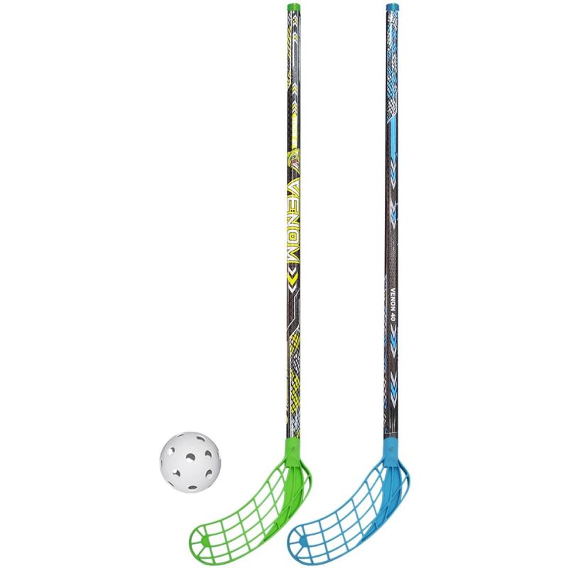 FLOORBALL SET 2 STICKS AND BALL Accessories Your Sports Performance