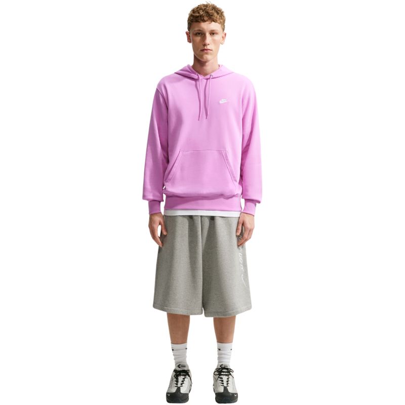 Nike Club FT PO Hoodie Men’s Sweatshirt, Pink FN3866 503