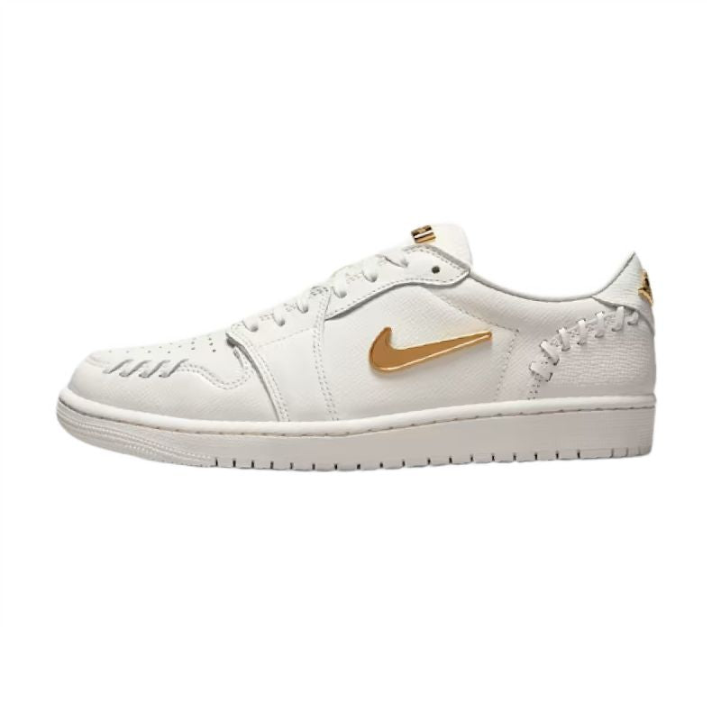 Air Jordan 1 Low Method of Make Wmns “White/Metallic Gold” women's sports shoes - FN5032-100 Nike
