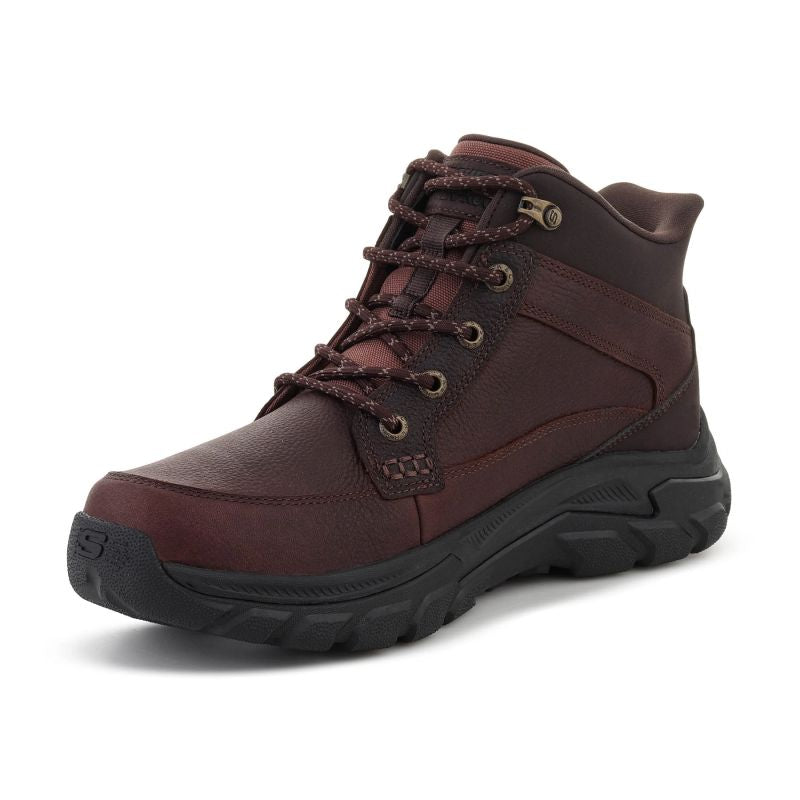 SKECHERS SLIP-INS WATERPROOF RELAXED FIT: RESPECTED 2.0 - ORSON 205652-RDBR