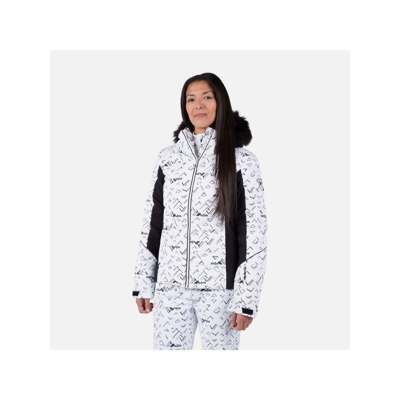 Rossignol W Staci Pr Puffy Jkt Jacket White Import z PMSport Your Sports Performance