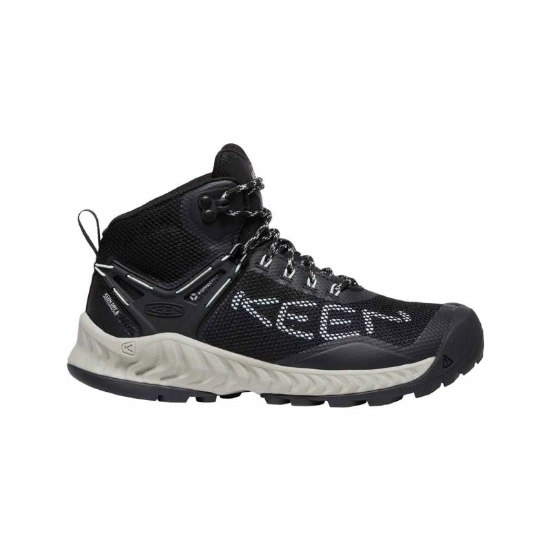 KEEN NXIS EVO MID WP BLACK/BLUE GLASS W shoes KE-1025911 Footwear/Outdoor/Keen Your Sports Performance