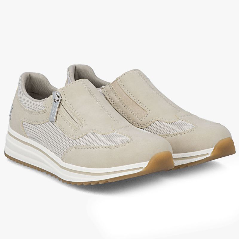 Women's beige high-heeled shoes Rieker L5854-62 To be categorized Your Sports Performance