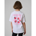 Girls' loose T-shirt with print 4F 4FJRSS26TTSHF3825-10S 4f