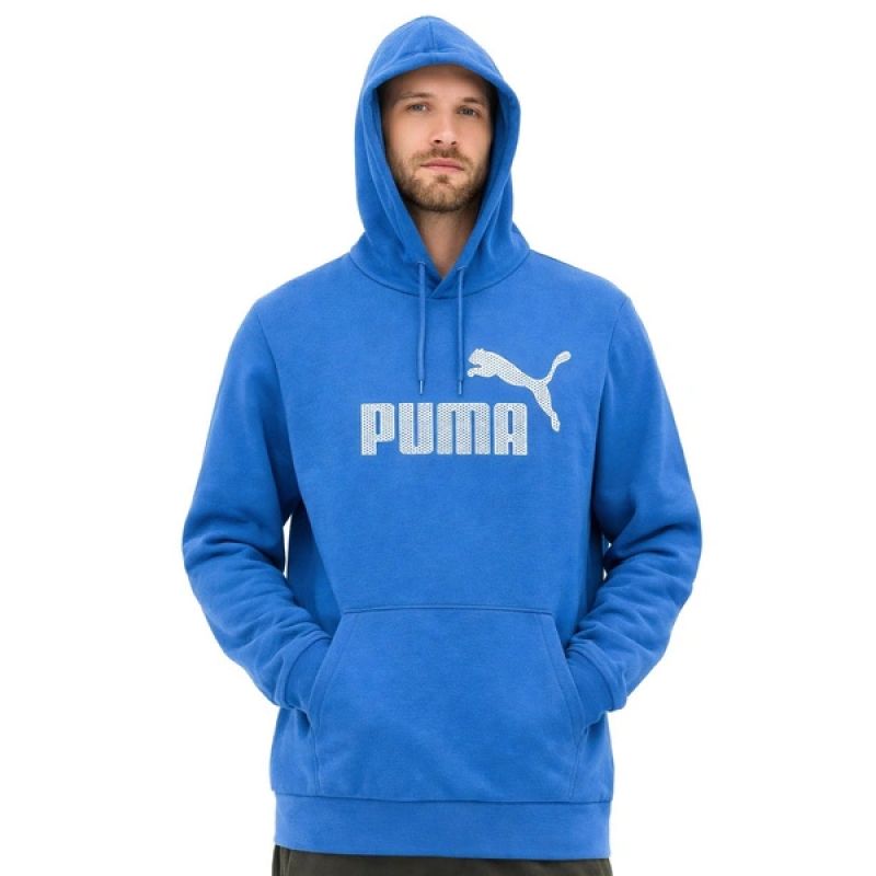 Puma men's blue cotton kangaroo hoodie In preparation Your Sports Performance