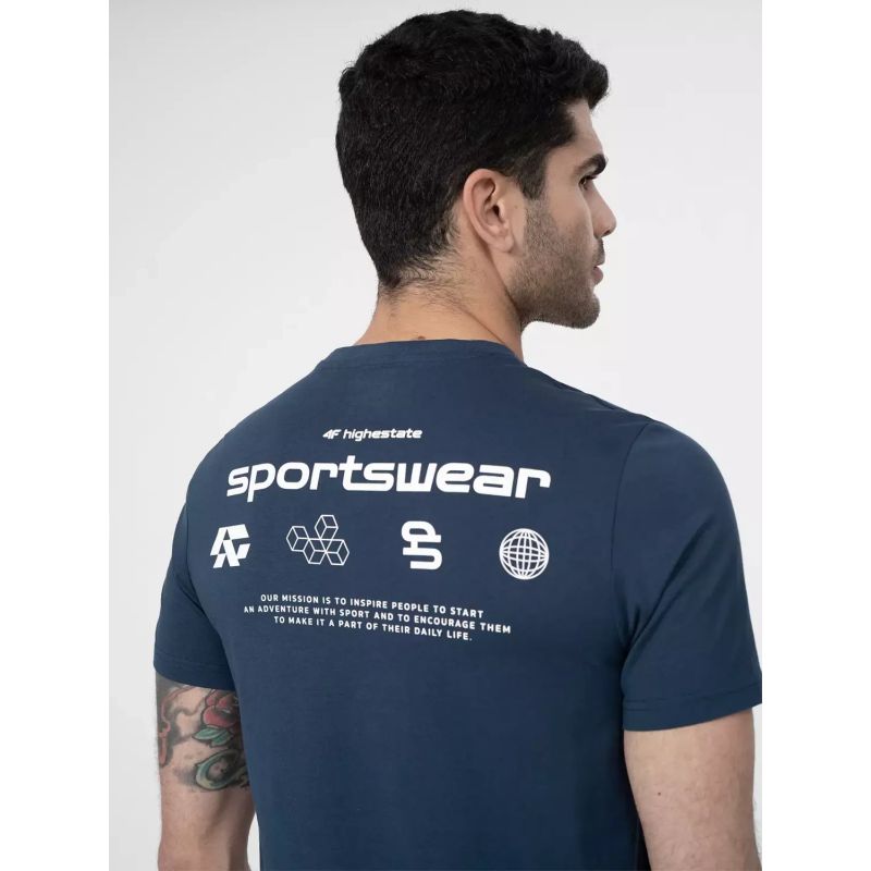 T-shirt 4F M 4FSS23TTSHM300-31S Clothing/Lifestyle/T-shirts 4F