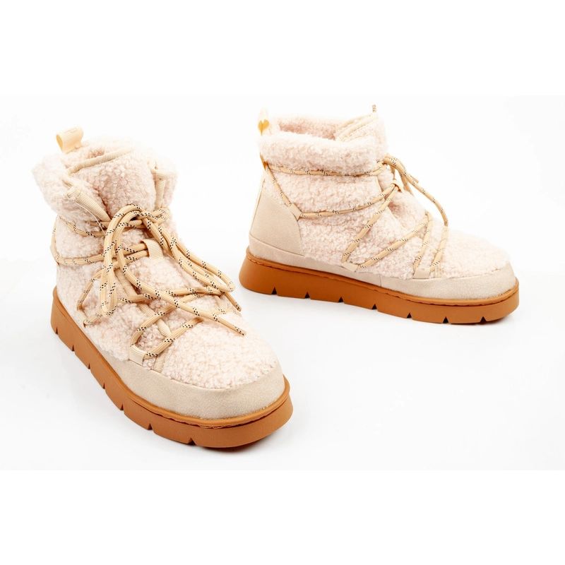 GAP women's shoes Richmond winter ankle boots beige insulated
