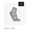 POC Cadence Road Short Socks, Gray