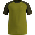Men's short-sleeve ODLO crew-neck T-shirt s/s X-ALP TRAIL, green