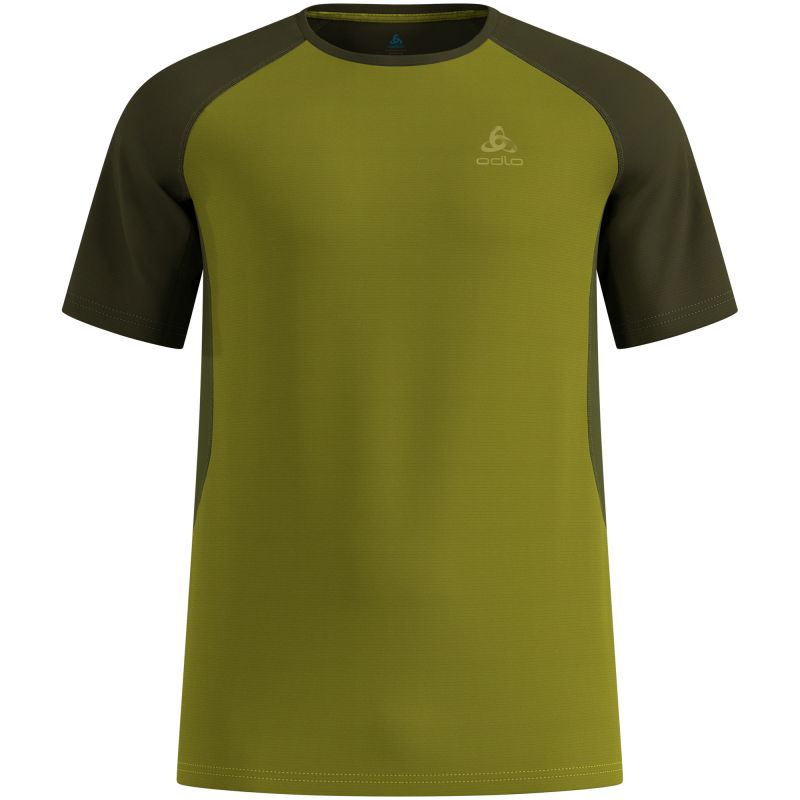 Men's short-sleeve ODLO crew-neck T-shirt s/s X-ALP TRAIL, green
