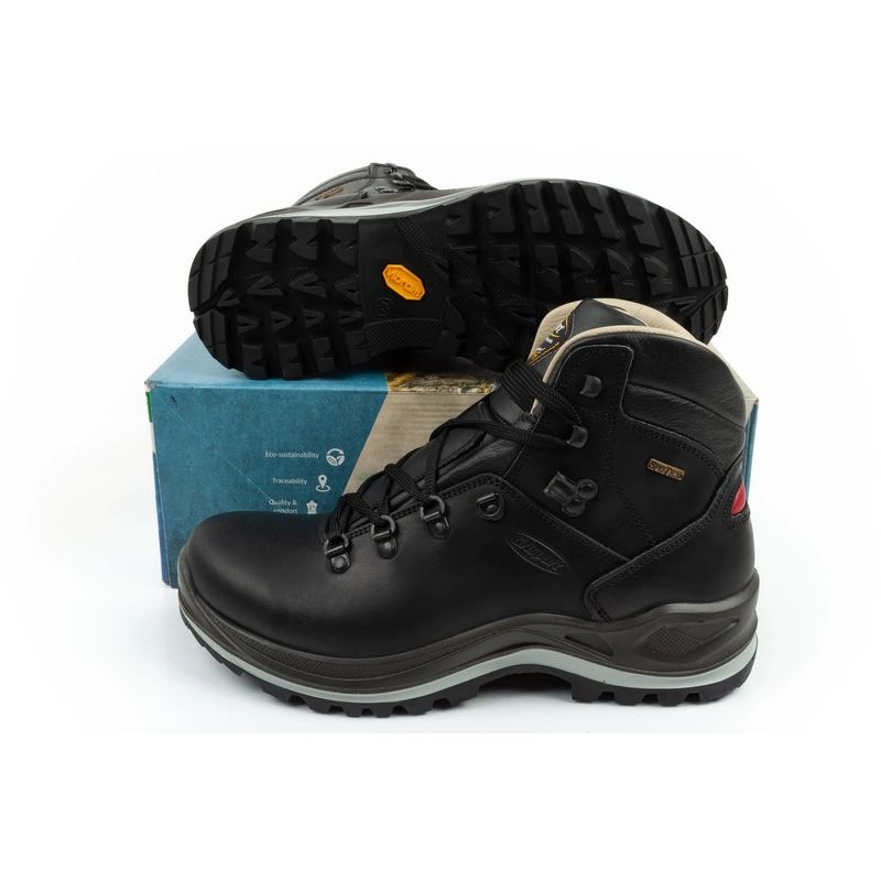 Grisport men's trekking shoes Nero dakar leather SPO-TEX, WIN THERM To be categorized Your Sports Performance