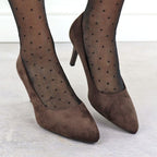 Chocolate suede women's pumps, Sergio Leone 1336 Footwear Your Sports Performance