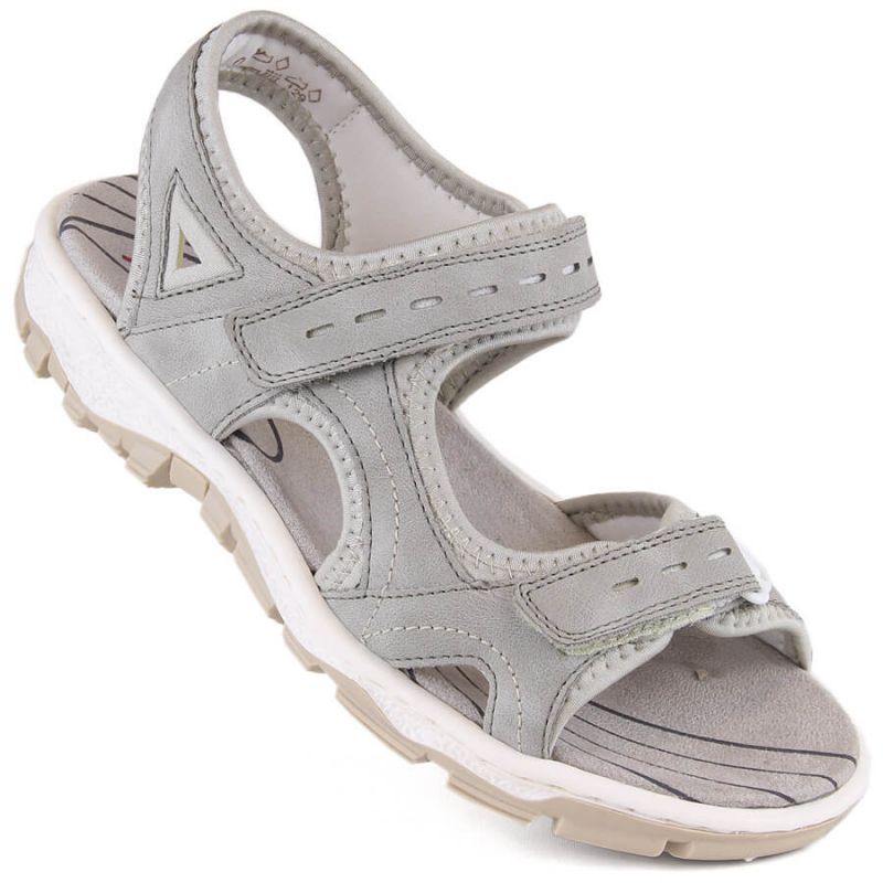 Comfortable Rieker W RKR674 gray sandals Footwear/Lifestyle/Rieker Your Sports Performance