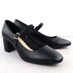Black Sergio Leone PB176 low-heel pumps with strap Footwear Your Sports Performance