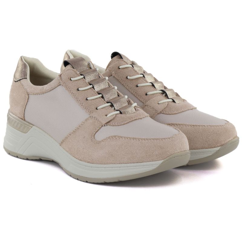 Women's sports shoes classic beige M.Daszyński MR24129 M. Daszyński