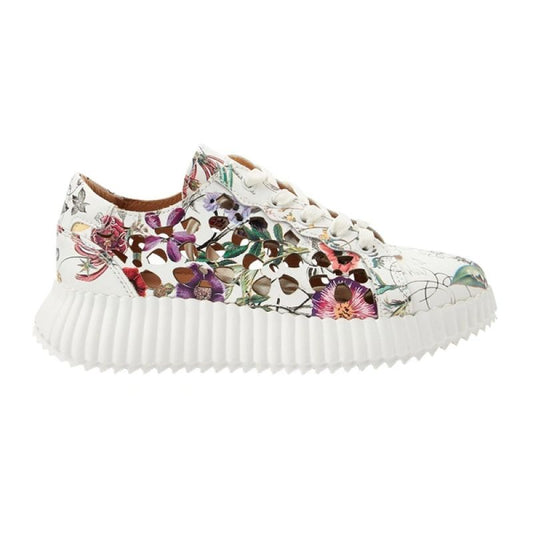 Lee Cooper women's lace sneakers beige platform Lee Cooper