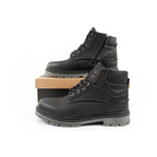 Wrangler Allan Mid men's boots, Chelsea boots, elegant leather, black Wrangler
