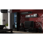 SOHO S6 2D2S display cabinet black/gloss black Bufety i witryny/Bufety i witryny na drewnianej podstawie Your Sports Performance