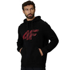 Men's sweatshirt 4F M2548 deep black 4FWMM00TSWSM2548 020S