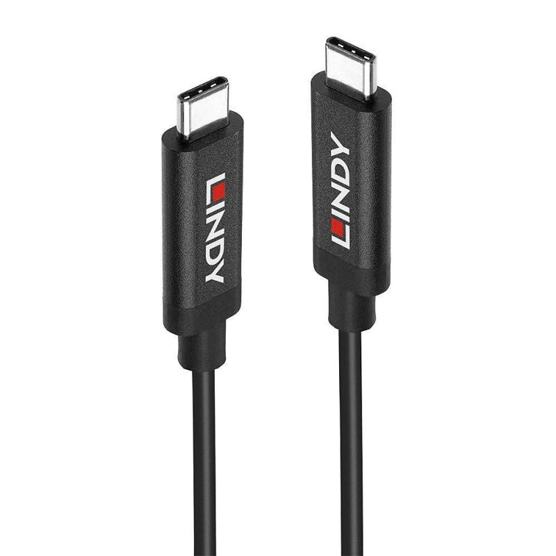 Lindy 43348 USB Cable USB 3.2 Gen 2 (3.1 Gen 2) 3m USB C Black Kable i adaptery/Kable USB Your Sports Performance