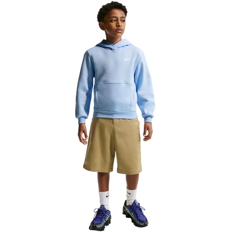 Nike Sportswear Club Fleece Kids' Sweatshirt, Light Blue, FD3000 408