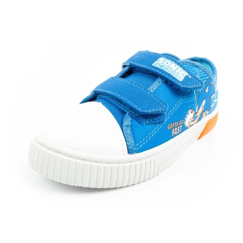 Leomil Sonic children's sports shoes, lightweight sneakers with Velcro, blue and red Leomil