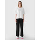 Women's oversize printed T-shirt 4F 4FRAW24TTSHF2582-10S *Kategoria tymczasowa Your Sports Performance