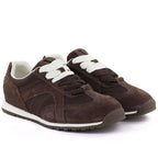 Women's brown suede leather shoes Vinceza 86427 Vinceza