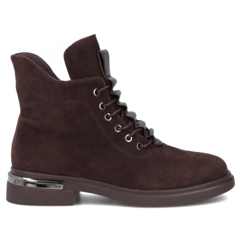 Women's brown leather ankle boots Filippo DBT8196