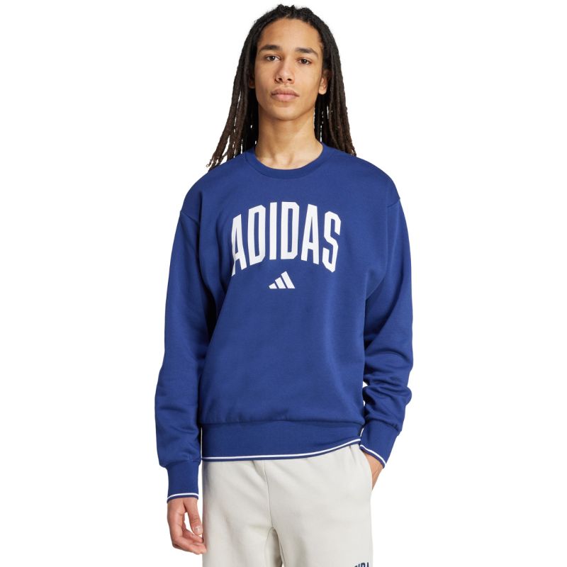 Men's adidas Collegiate Sweatshirt Blue JM1734 In preparation Adidas