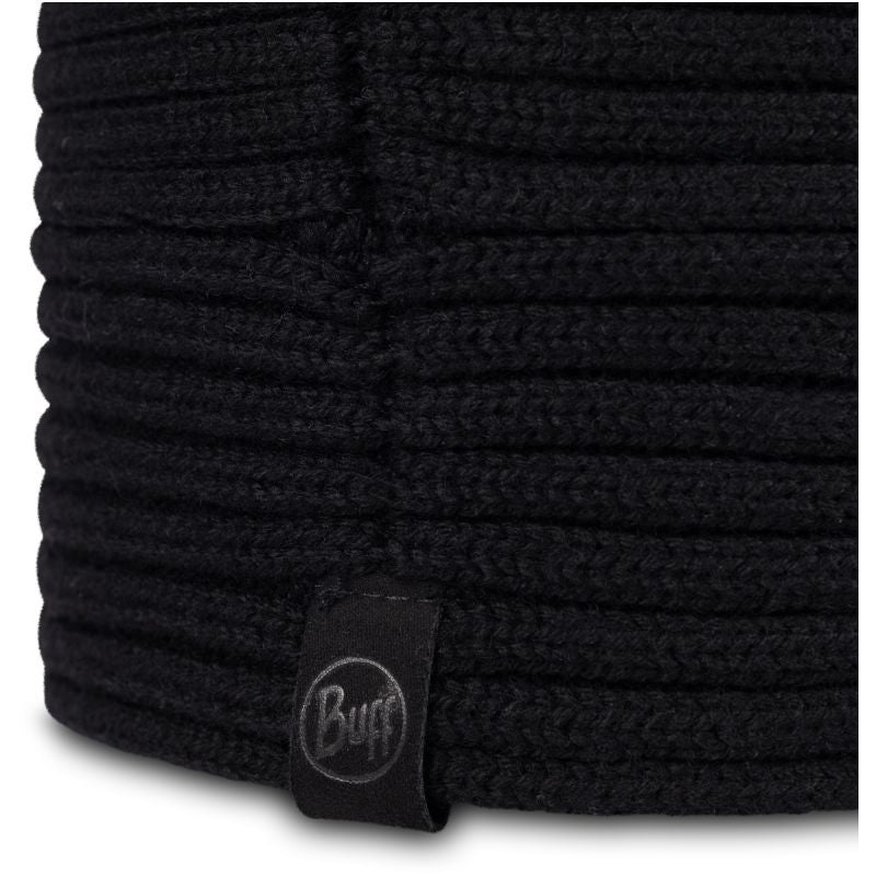 BUFF KNITTED HEADBAND NORVAL BLACK