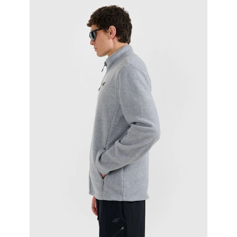Men’s Regular-Fit Fleece Jacket with Stand-Up Collar 4F 4FRMM00TFLEM435-27M