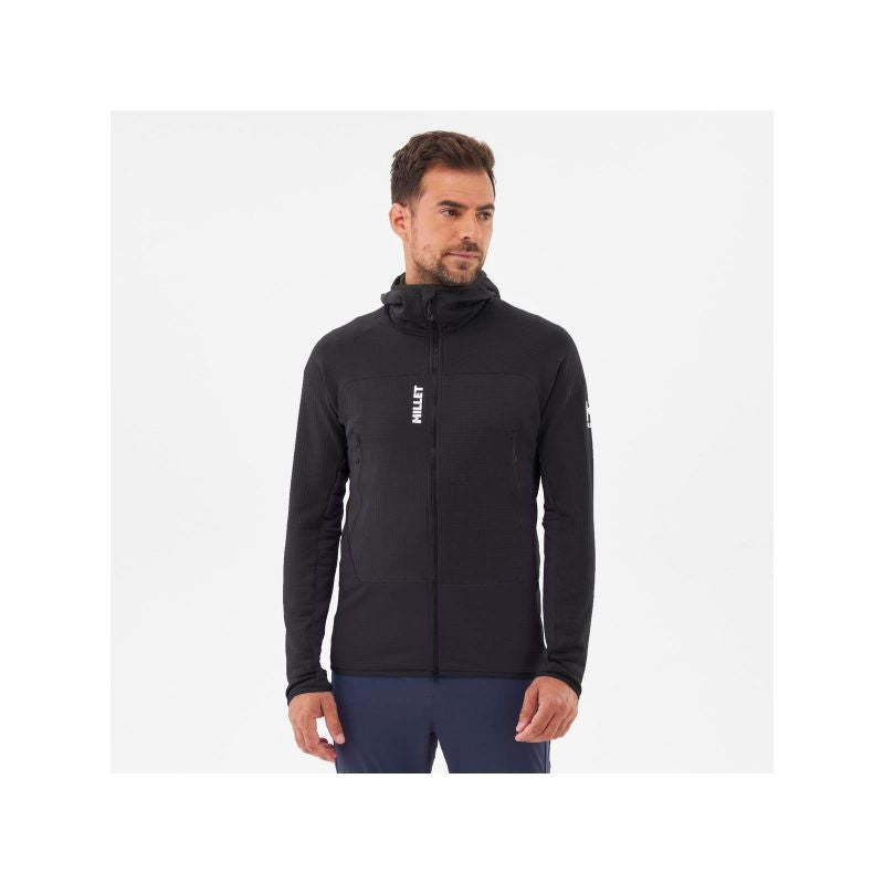 MILLET M Fusion Grid Hoodie Jacket Black