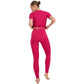 Women's leggings 4F FNK F369 pink 4FWAW25TFTIF369 54S In preparation Your Sports Performance