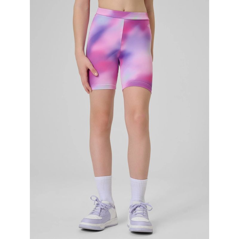 Girls' sports cycling leggings 4F 4FJRSS26TFSTF139-90A