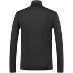 Men’s thermal longsleeve SUPER.NATURAL M SIERRA140 POCKET ZIP 1/4 black