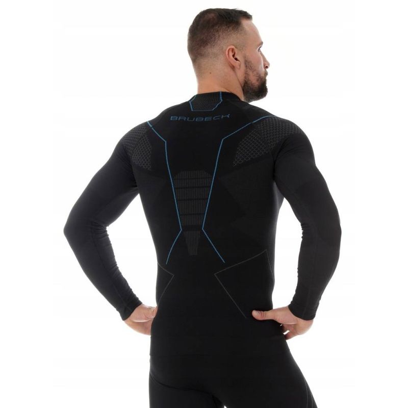 Brubeck Thermo Men's Thermal Underwear T-Shirt Black - LS13040A Odzież/Odzież koszykarska/Bielizna koszykarska Your Sports Performance