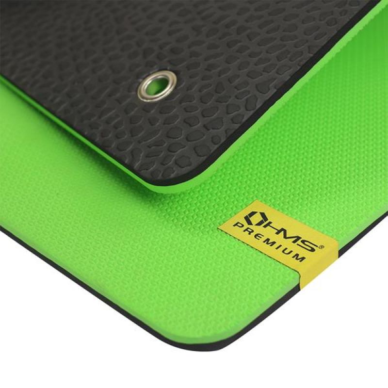 Club fitness mat with holes HMS Premium MFK01 Green-Black Accessories/Training equipment Your Sports Performance
