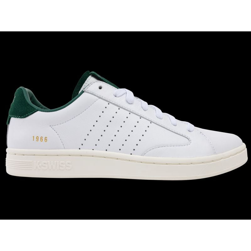 K-swiss LOZAN KLUB LTH WHITE/POSY GREEN/SNOW WHITE-M sneakers (07263-130-M) K- Swiss