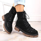 Vinceza W JAN255 black suede insulated boots Footwear/Outdoor/Vinceza Your Sports Performance