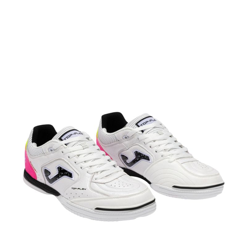 Joma Top Flex 2532 Indoor football boots white and black TOPW2532IN Joma
