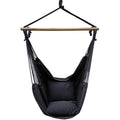 BRAZILIAN HAMMOCK CHAIR 100X130CM AND 2 PILLOWS 40X40CM BLACK Home and Garden/Garden Your Sports Performance