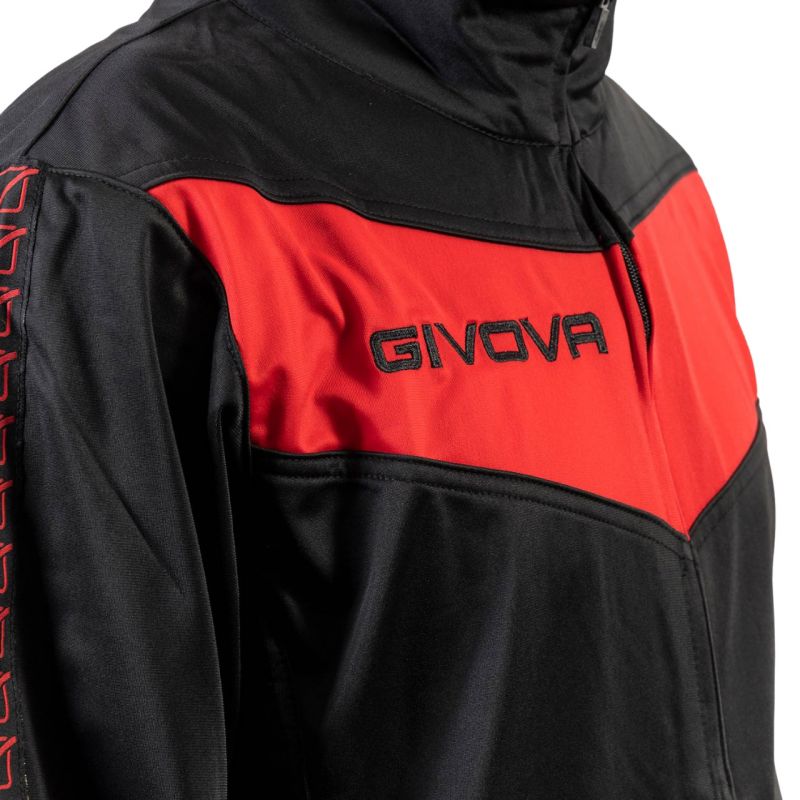 Givova Tuta Visa Black TR018 1012B tracksuit Clothing/Football/Mężczyźni/Givova Givova
